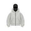 Trendy Unisex Double Hood Zipper Sweatshirt - Perfect for Spring and Autumn