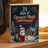 Christmas Advent Calendar 24 Days with 2D Flat Acrylic Possum Pendants Holiday Countdown Decorations Festive for Tree Decoration And Party