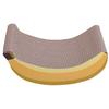 2Pcs Cat Scratching Toy Yellow Creative Banana Design Scratch Board