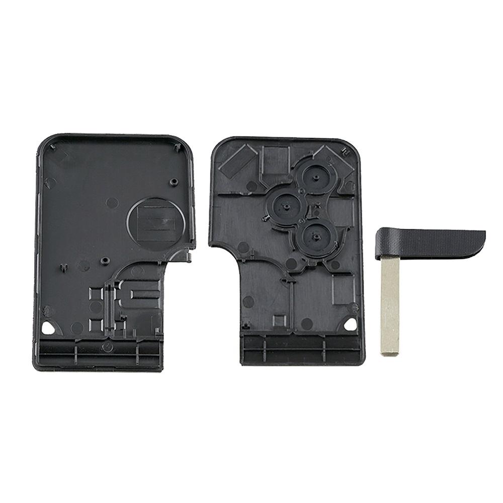 3-button Card Key Shell for Renault Megane 2 Scenic 2 Clio 3