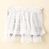 62KD 1:12 Dollhouses Miniature Lace Window Curtain Home Door Curtains Bedroom Furniture Decoration Toy Scene Decoration