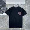 D41 CHROME HEARTS 2026 Summer New High Quality Cotton Round Neck Loose Large Size Men's and Women's T-shirt Couple T-shirt