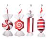 Sweet Cute Ornament Home Decoration Christmas Tree Display Tools Candy Cane Christmas Giant Candy