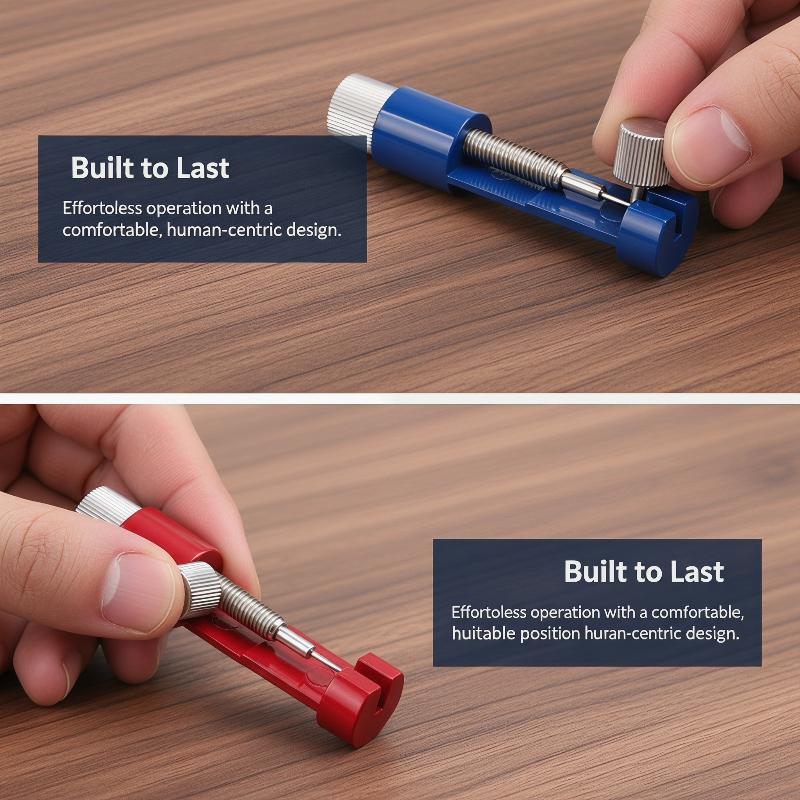 Aluminum Alloy Watch Band Link Remover Tool Versatile Adjustable Size for Steel Strap Pin Removal Home Watch Repairer