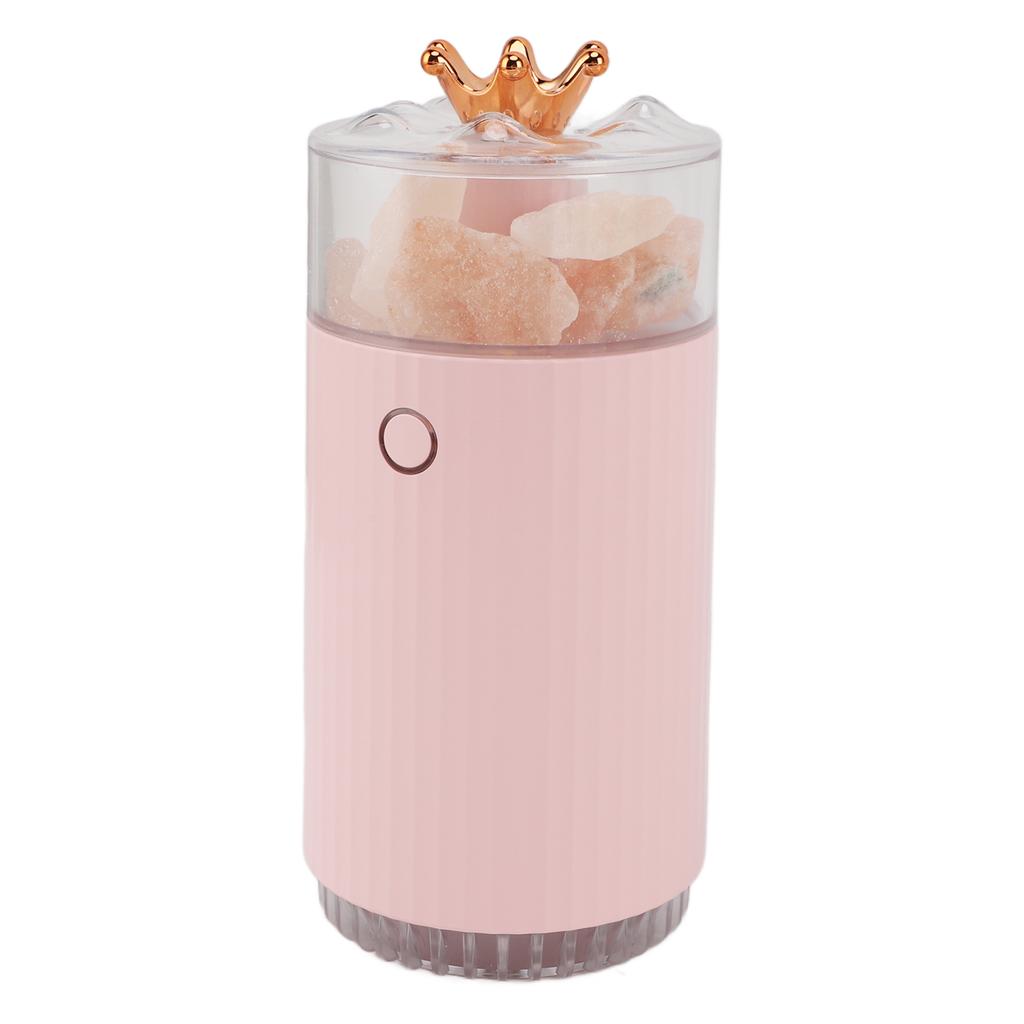 Mini Humidifier 240ml with Sea Salt Aroma USB Rechargeable Ultrasound Colorful Lighting Desktop