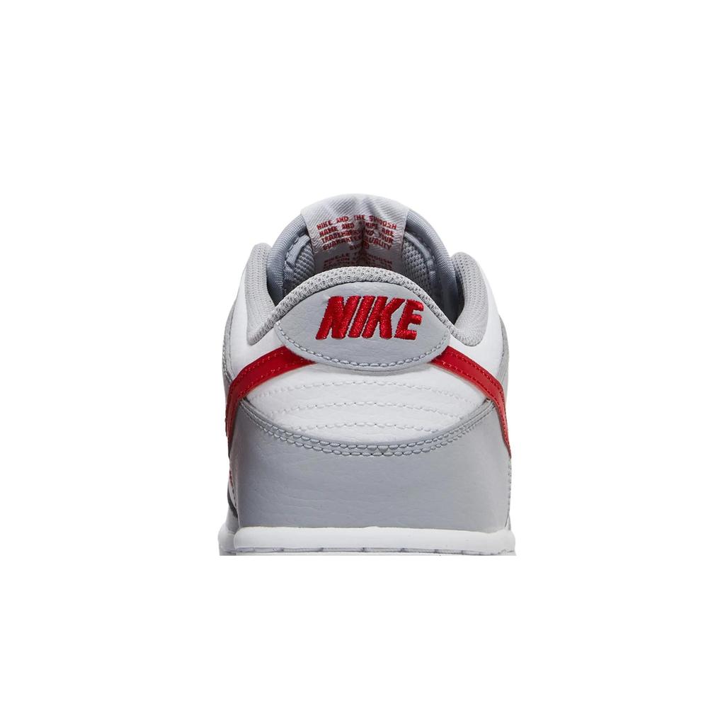 Nike Dunk Low Grade School 'Grey Red' (Unisex) Kids' Skateboarding Shoes DV7149 001