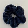 Pearlymore Corduroy Navy Scrunchie