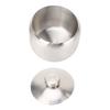 Large Stainless Steel Sugar Bowl Spice Jar With Lid Storage For Salt Candy Coffee Dishwasher Safe