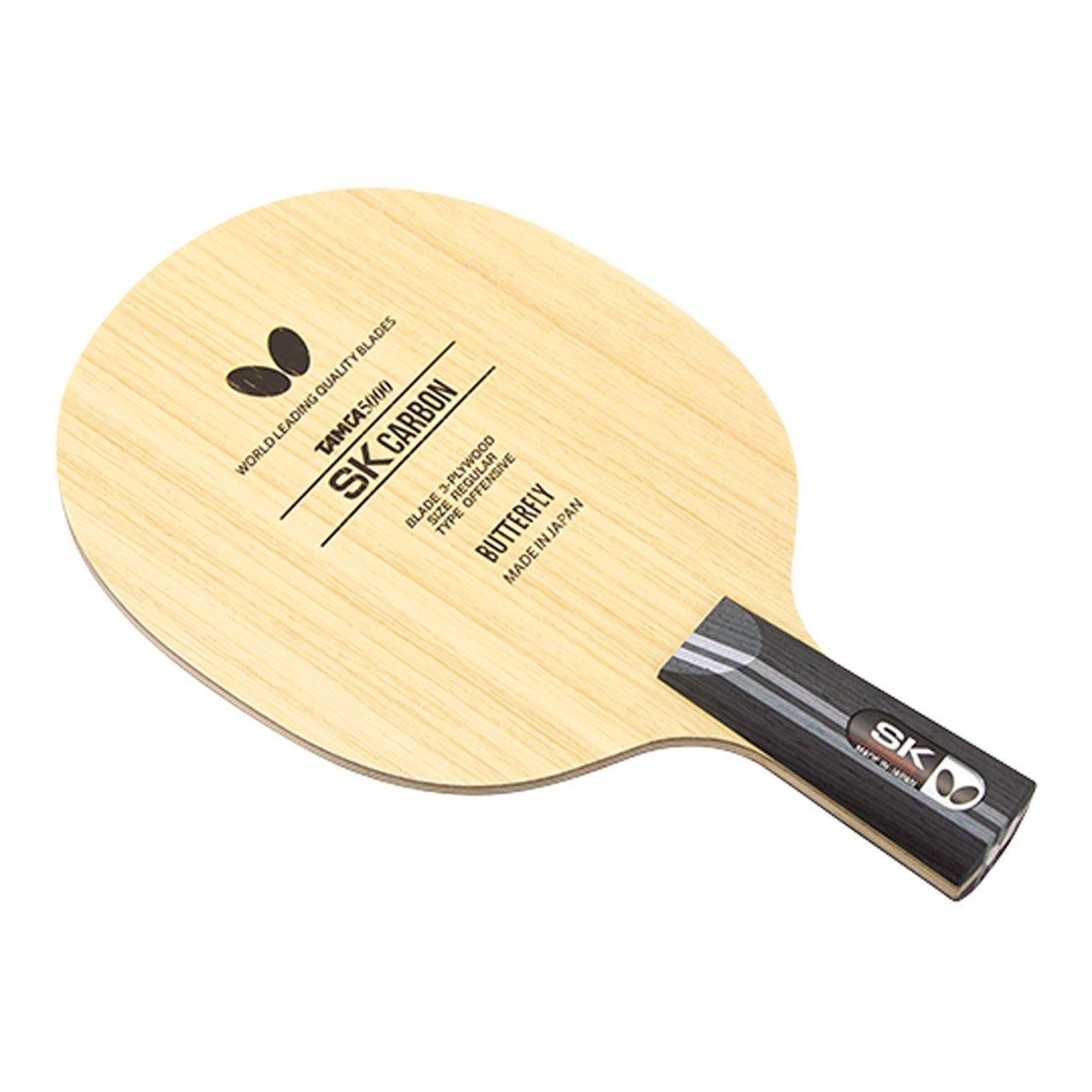 Butterfly SK Table Tennis Racket with Chinese 23920 Carbon-CS Penholder, Style, 3-Ply Wood,