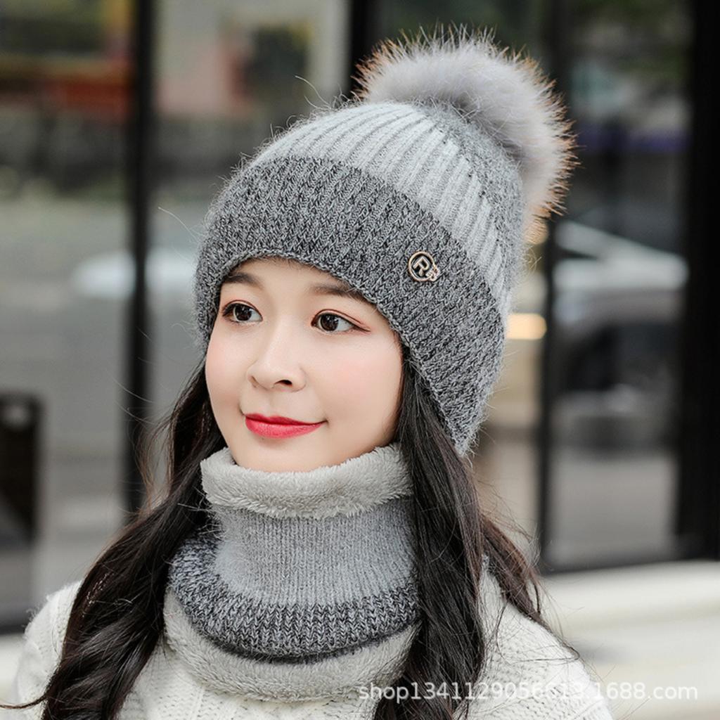 Pile Hat Winter Hat Pullover Wool Hat Knitted Hat