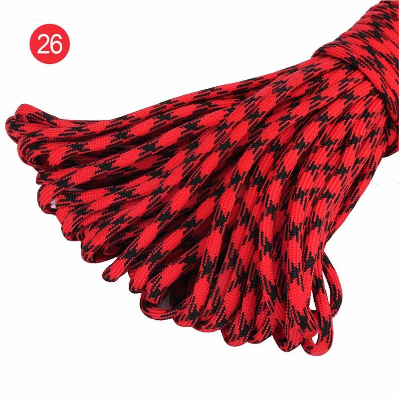 5/10/20M 5mm Parachute Cord 7 Core Strand Ropes Camping Tent Rope for Outdoor Bundling Bag Climbing Cords DIY Material