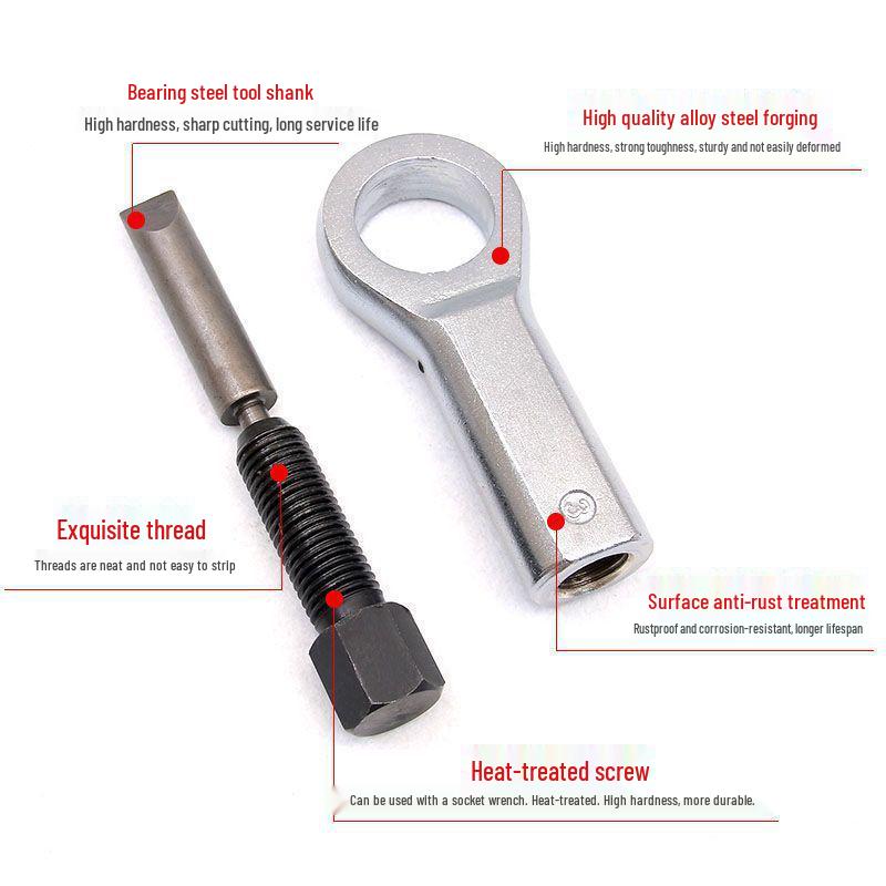Auto Repair Nut Breaker Set: Quick Extractor & Separator