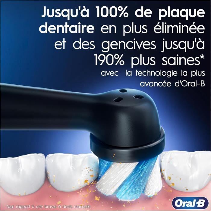 Brosse À Dents Électrique - ORAL-B - iO6N - Capteur De Pression - Design Élégant - Noir