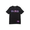 Air Paris Saint-Germain Casual Sports Round Neck Short Sleeve Black Men's CZ0802-010