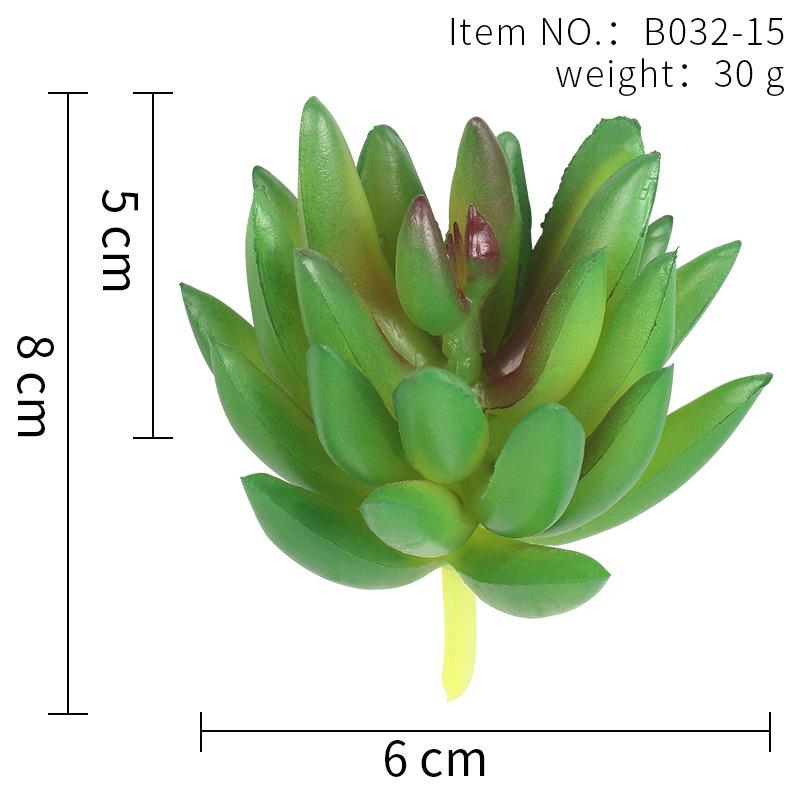 Simulation Succulent Plant Head Small Succulent Plant Head Home Decoration Supermarket Decoration Shooting Props Products