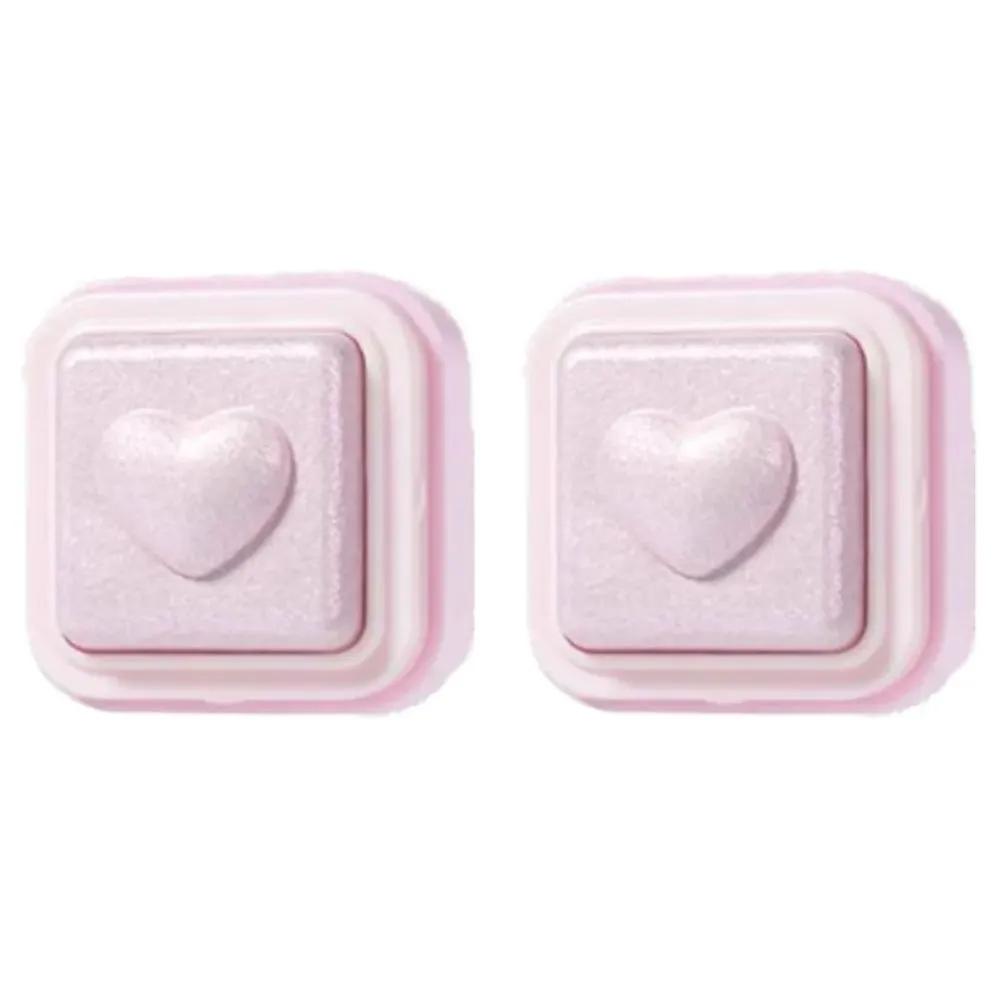 Colorgram Milk Shimmer Heart Highlighter 02 Heartbeat Pink x2