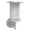 VidaXL Applique murale d'extérieur argenté acier inoxydable, éclairage mural d'extérieur, lampe murale de jardin, applique 4006284