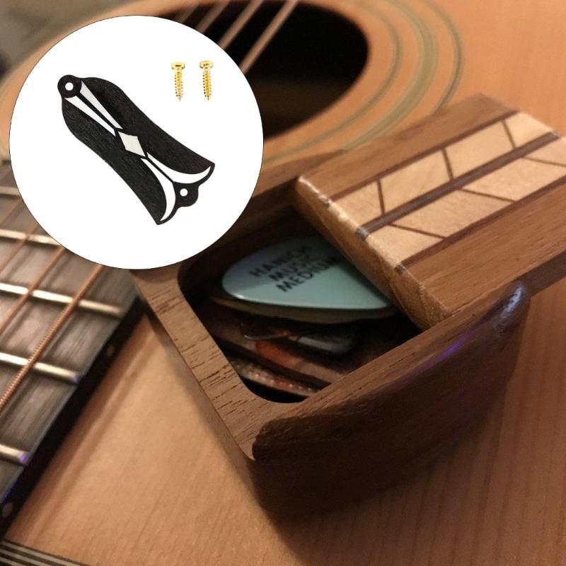 Bell Shape Trusses Rod Cover Plate with Screws 2 Holes Decorative Protection Case Electric Guitar Trusses Rod Cover