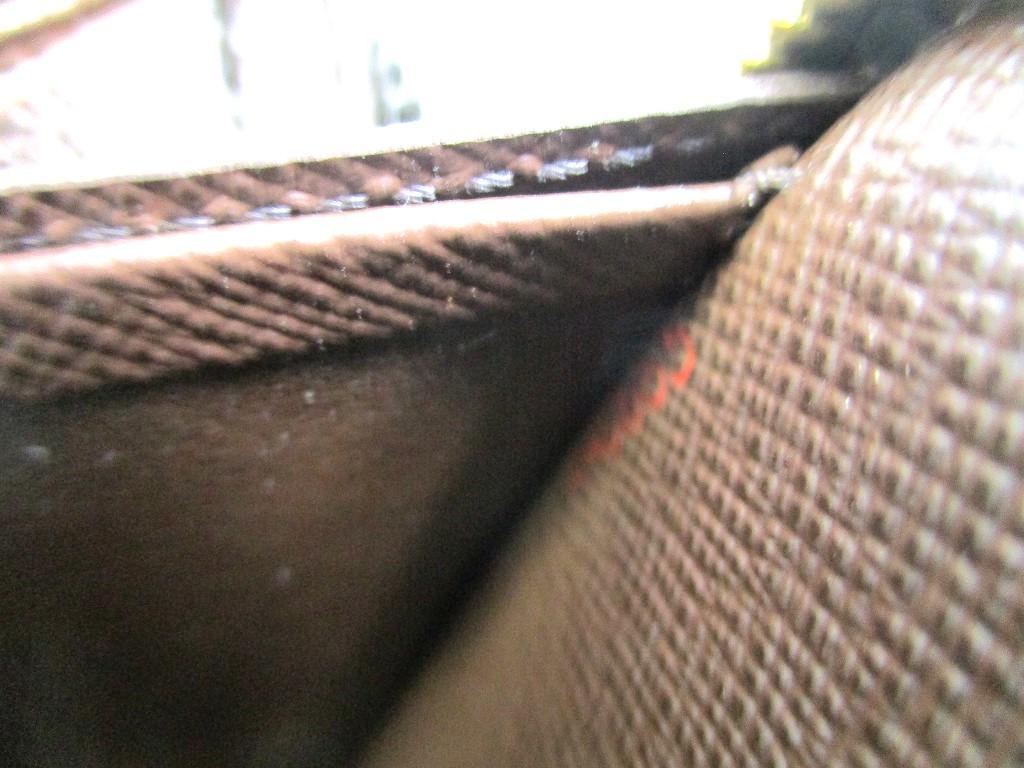 Authentic LOUIS VUITTON Damier Leather Round Zip Wallet Porto Monnaie Zip #9803  Open Box