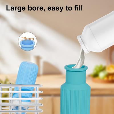 1 Set 60/90ML Silicone Travel Bottle Kit Leak Proof Reusable Facial Cream Lotion Sunscreen Storage