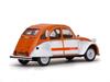 Citroen 2 CV4 Dark Model Vitesse Spot, Orange/White, 1976, Car, Ready-made, 143