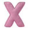 Pink Corduroy Letter Pillow A To Z English Alphabet Throw Pillow Decorative Capital Alphabet Shaped Hugging Cushion Sofa Bedroom Living Room Decor