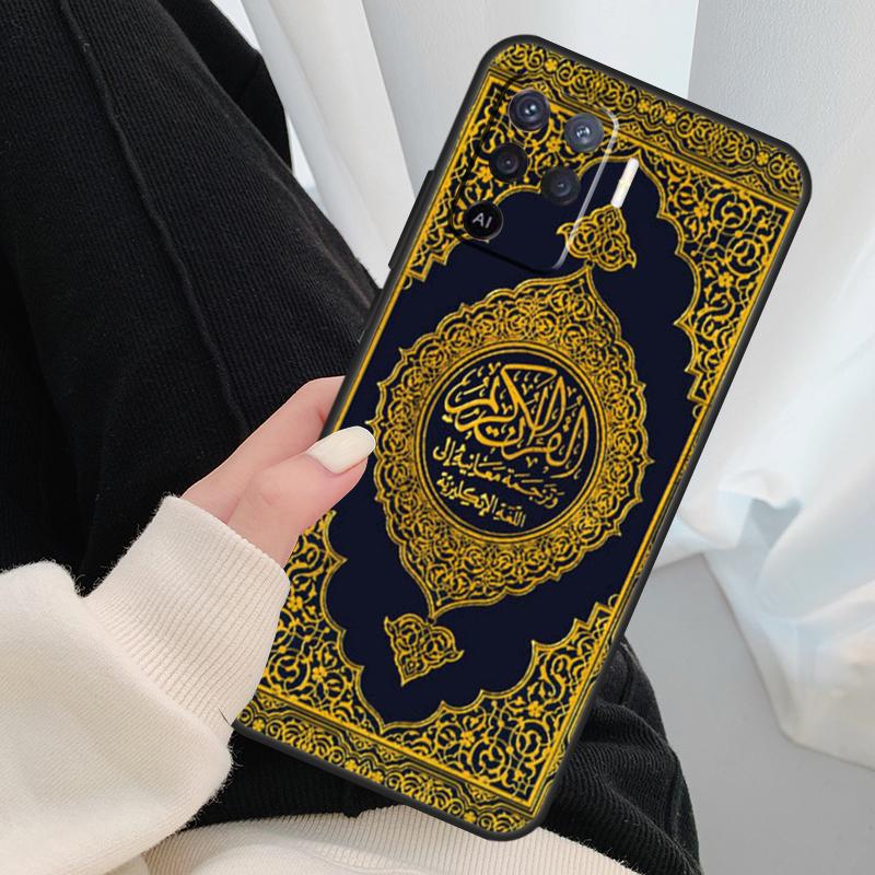 Muslim Ikhlas Islamic Holy Quran Case For Oppo A96 A76 A16 A60 A98 A58 A78 A18 A38 A80 A40 A77 A57 A17 A74 A54 A94 A15 A5 Pro