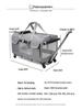 Foldable Pet Trolley: Breathable Cat & Dog Carrier