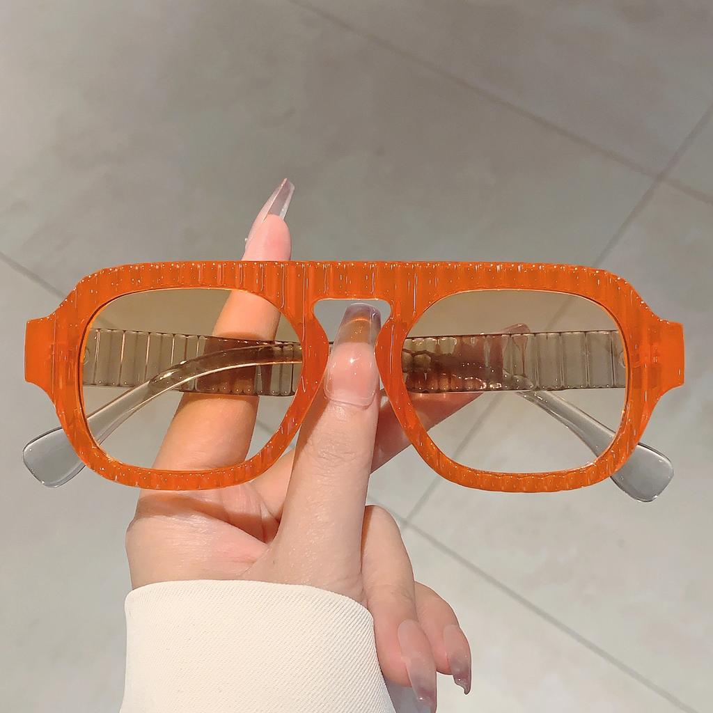 Retro Pilot Black Sunglasses New In Women's Decor Shades Ins Trendy Fashion Brand Design Sun Glasses for Travelling