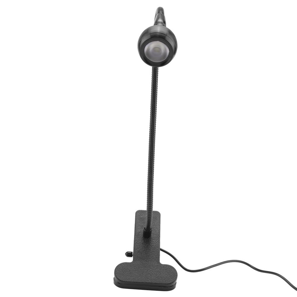 USB Powered USB LED Table Light Adjustable Gooseneck LED Clip On Light Mini Desk Night Lamp Study
