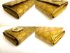 Authentic GUCCI Guccissima Gold Leather Heart Motif Flap Wallet #a776  Refurbished
