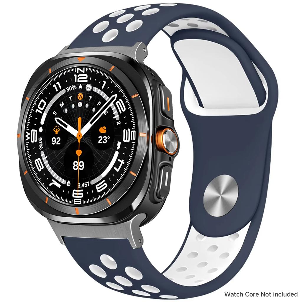 Silicone Strap For Samsung Galaxy Watch 8 40mm 44mm 8 Classic 46mm Sports Breathable Bracelet For Galaxy Ultra 2025 47MM Band