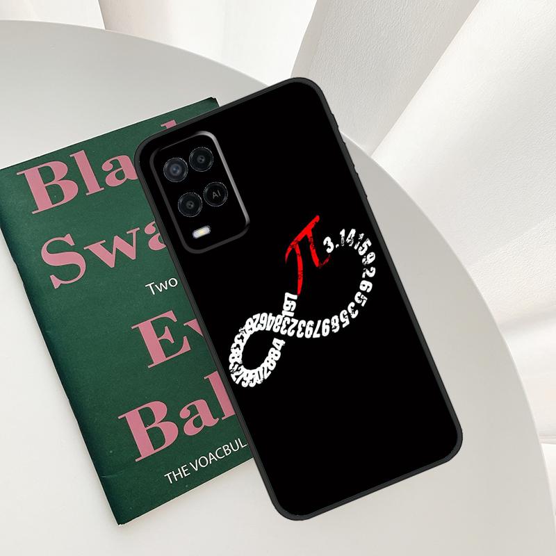 Math Formula Pi Case For Oppo A15 A16 A17 A52 A72 A76 A96 A54 A74 A94 A54S A57S A58 A78 A98 A57 A77 Cover