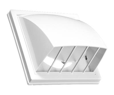 Couvercle de Ventilation d'Évacuation 150/160 mm, Avec Volet Anti-Retour