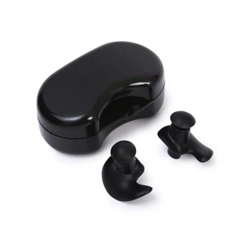 

Swimming Earplugs Professional Swimming Earplugs Soft and Comfortable Waterproof for Bathing Essential Equipment for Learning чёрный
