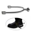 Durability Chrome Plated Horse Cycling Spurs with Ergonomic Neck for Enhances Control and Comfortable