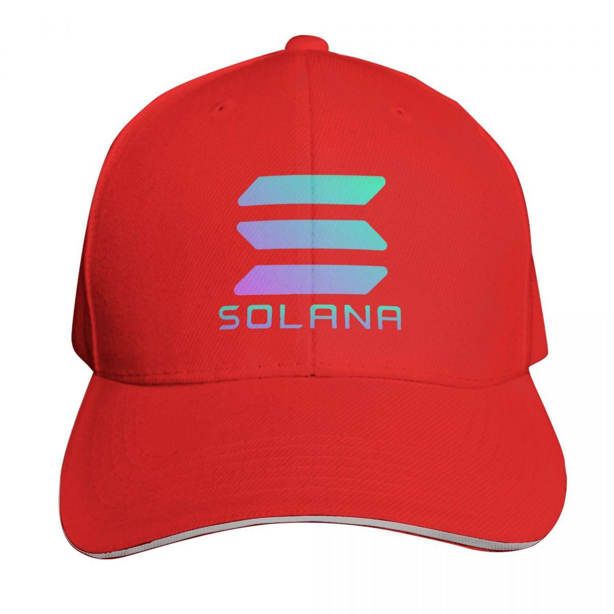 

Solana Криптовалюта Solana Криптовалюта SOL Капюшон Модный Повседневный Бейсболки Регулируемая Кепка Хип-Хоп Летний Унисекс Бейсболки One Size