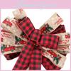 Luxurious Large Fabric Christmas Bow For Tree Adornment And Party Essentials