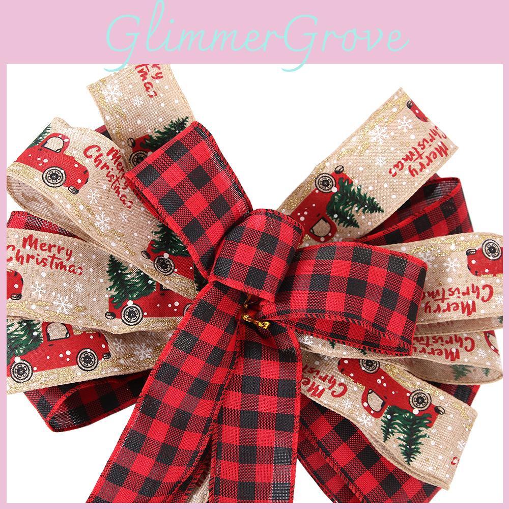 Luxurious Large Fabric Christmas Bow For Tree Adornment And Party Essentials