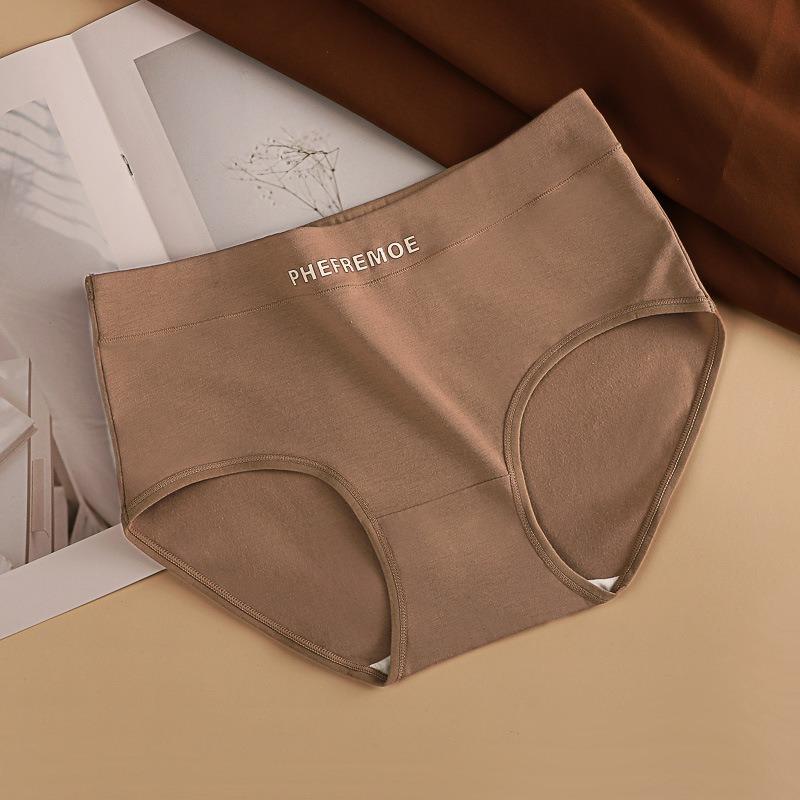 Women's Seamless Underwear Cotton Mid-waist