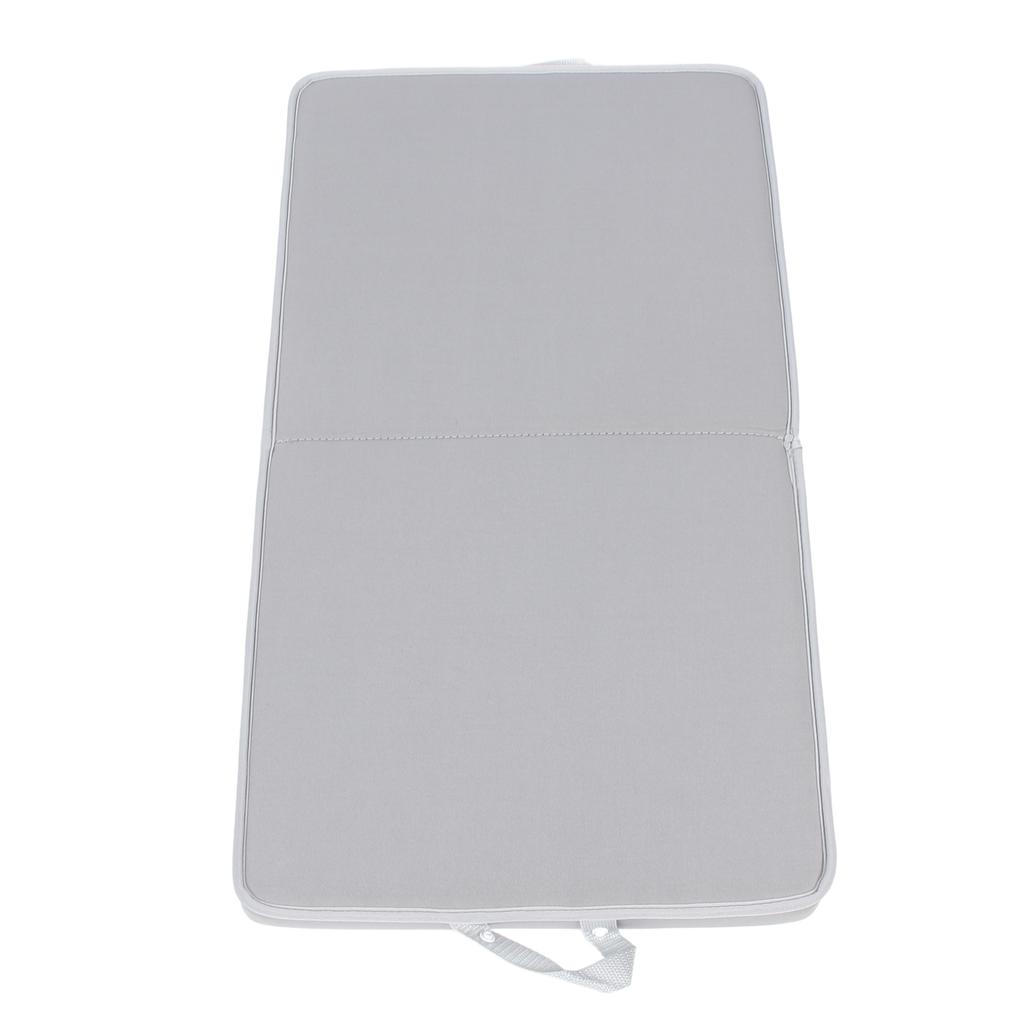 Baby Bath Kneeler Waterproof Thick Painless Foam Non Slip Multipurpose Knee Cushion for Bathing Baby Grey with Grey