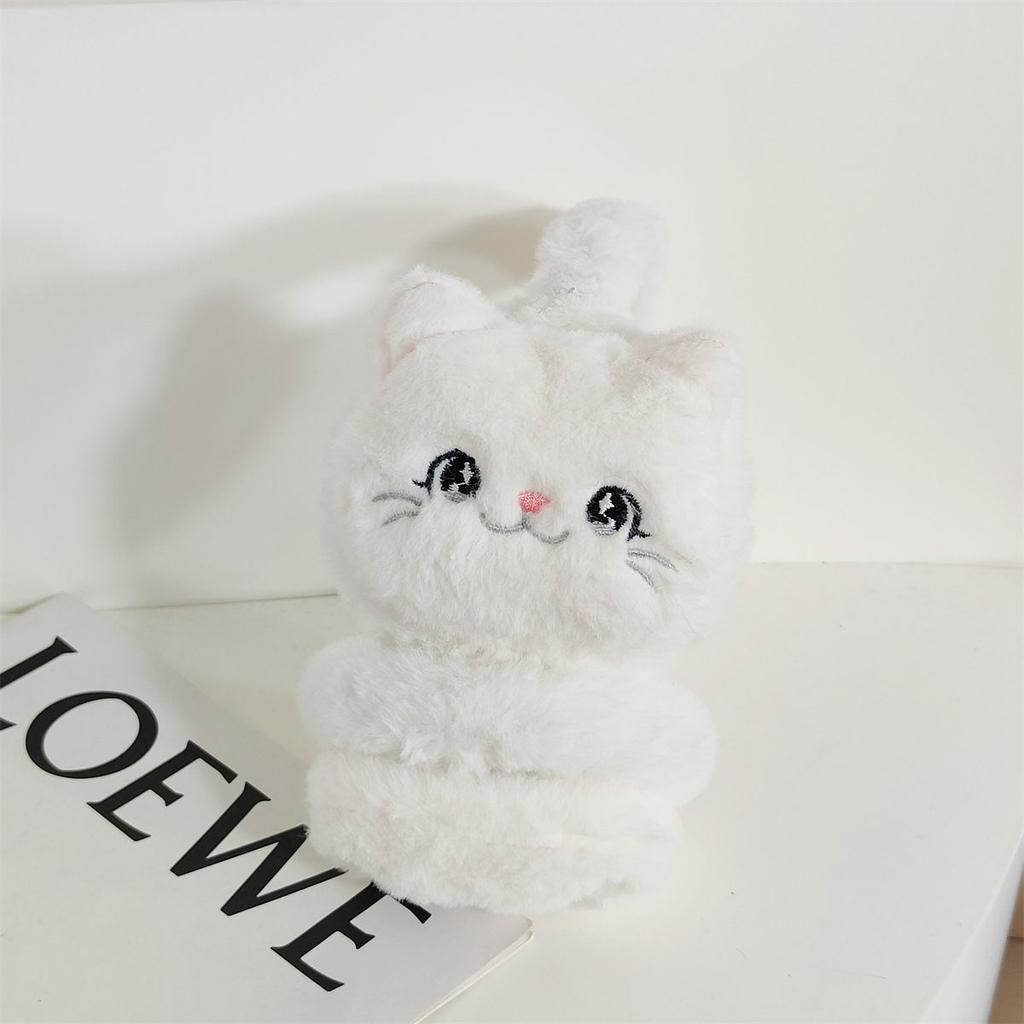Cute Cat Plush Ear Protectors for Children, Winter Cold Protection Ear Protectors for Boys and Girls