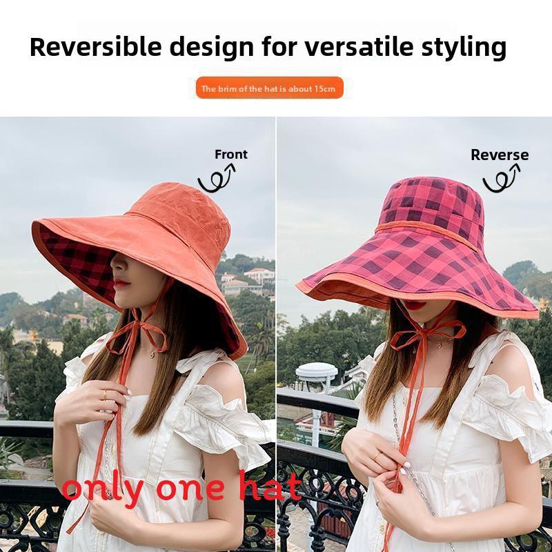 Fisherman Hat Women Summer Sun Protection With Large Brim For Outdoor Activities