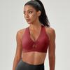 Yoga Bra With Removable Pads Quick Dry Back Closure Shockproof Fitness Underwear