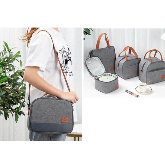 Lunch Bag Capacity Multi-layer Large Thickened Waterproof Heat Preservation with Handle Portable Food