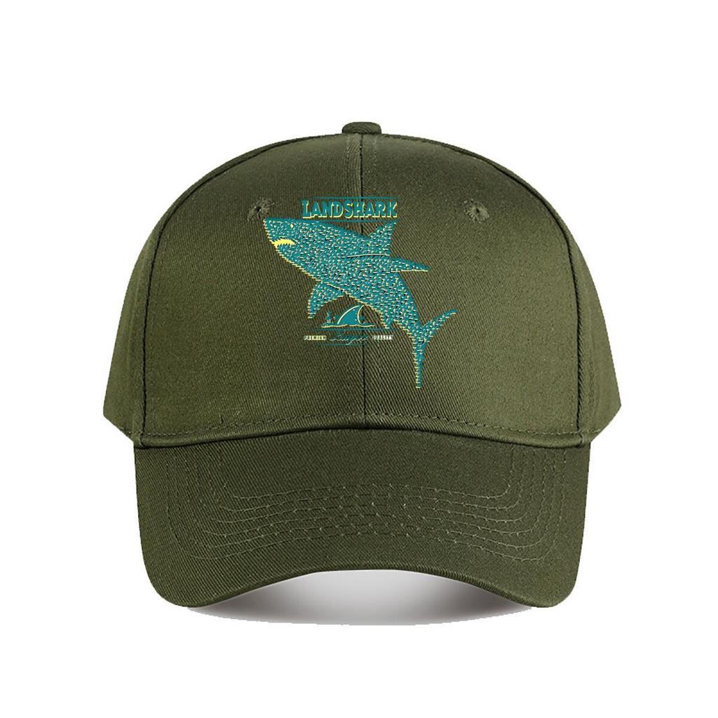 Oversized Vintage Shark Graphic Baseball Cap Fashion Unisex Sunhat Womens Outdoor Sports Snapback Cap