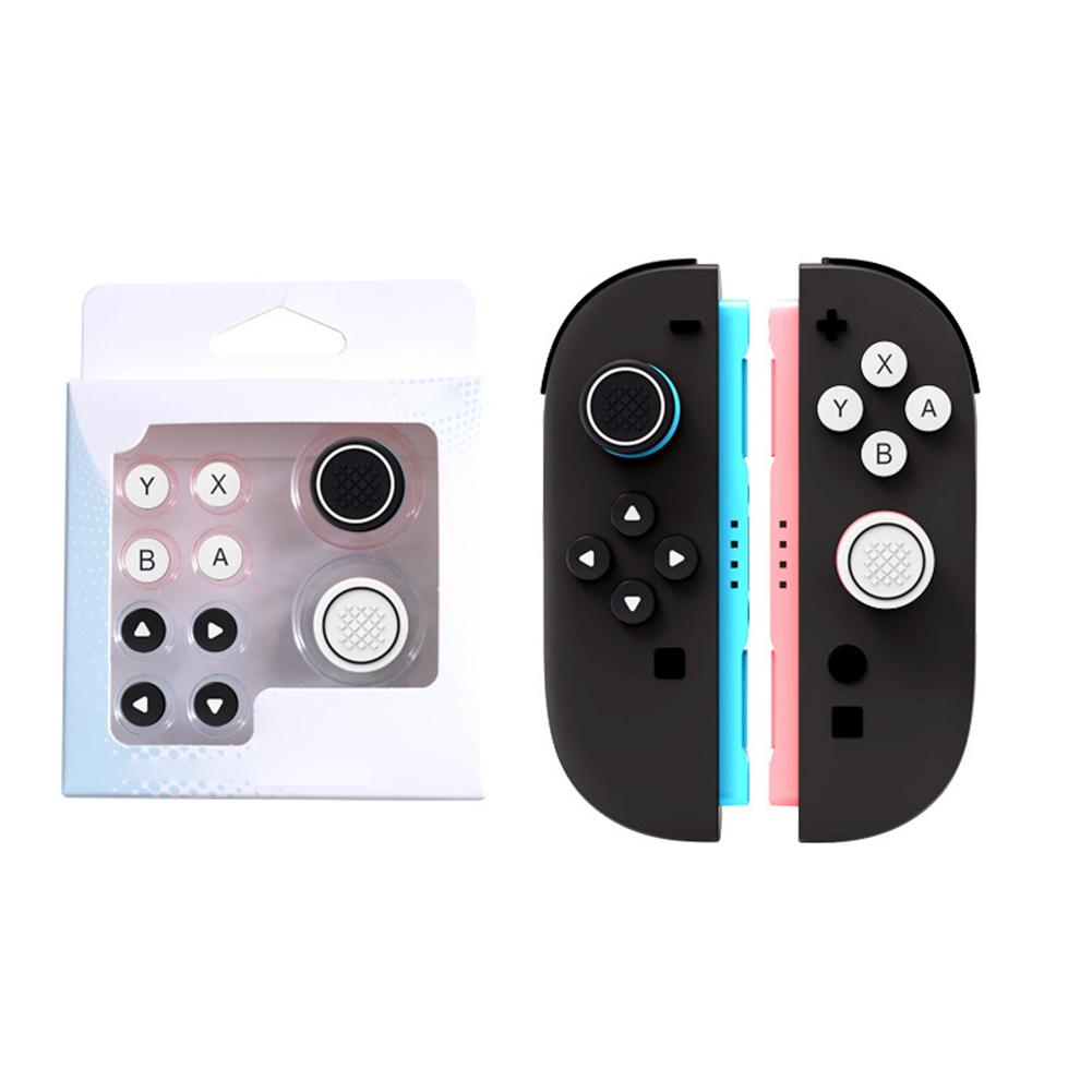 Joystick Cap & Button Stickers Controller Grip Button Caps Silicone Controller Thumb Grip Joystick Caps for Switch 2 Accessories
