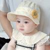 Kids Flower 01y Baby Cute Sun Hat Large Brimmed Girl Sunscreen Basin Caps Summer Thin Breathable Children Bucket Hats