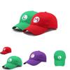 Quality Mario Baseball Cap Super Mario Bros Costume Hat For All Sizes**
