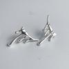 925 Sterling Silver Earrings For Women Trendy Simple Waterdrop Shape Earring Jewelry Prevent Allergy Party Accessories